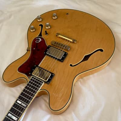 Vintage 1994 Epiphone Sheraton - Made in Korea (MIK) - Natural - Free Pro Setup image 6
