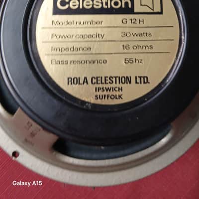 Celestion Rola G12H blackback cone 444 1976 image 3