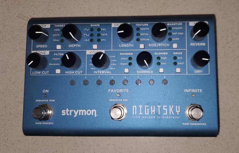Strymon NightSky Time-Warped Reverberator 2020 - Present - Blue image 1