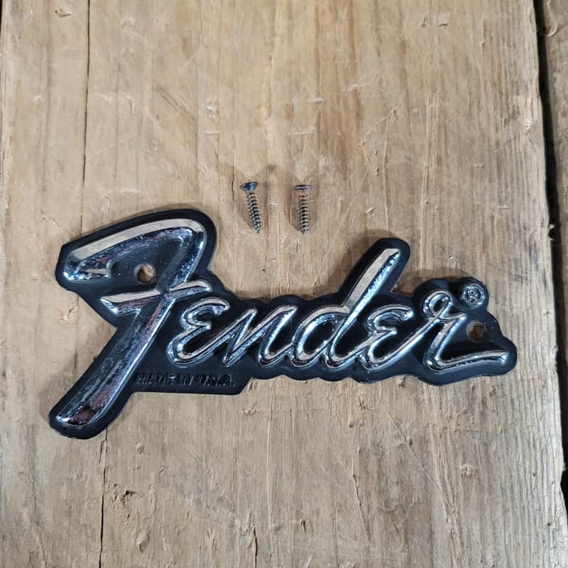 Fender Amp Logo 1970s 1978 With Screws image 1