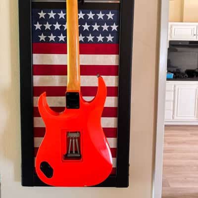 FINAL Day on Reverb - Just letting everyone know. JB --- Steve Vai Owned, Played, Signed, 1987 Ibanez RG550 Prototype Road Flare Red – Artwork on guitar. I brought this guitar to the Namm show many years ago. image 4