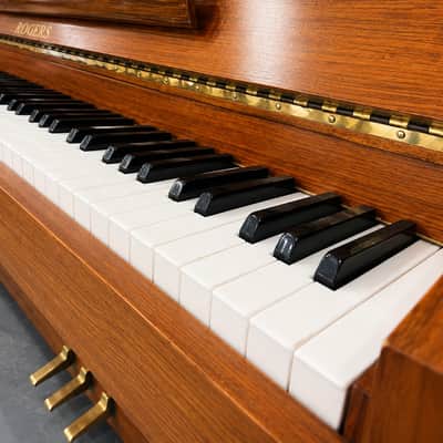 Rogers Upright Piano | 88 Keys | 3 Pedals | Brown Wood Finish image 4