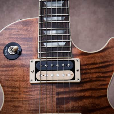 GIBSON USA Custom Shop Dealer Select Les Paul Axcess Floyd Rose "Siberian Tiger + Rosewood" (2025) image 5
