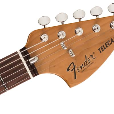 Fender Kingfish Delta Day Telecaster Deluxe Electric Guitar. Rosewood Fingerboard, Daphne Blue TGF33 image 7