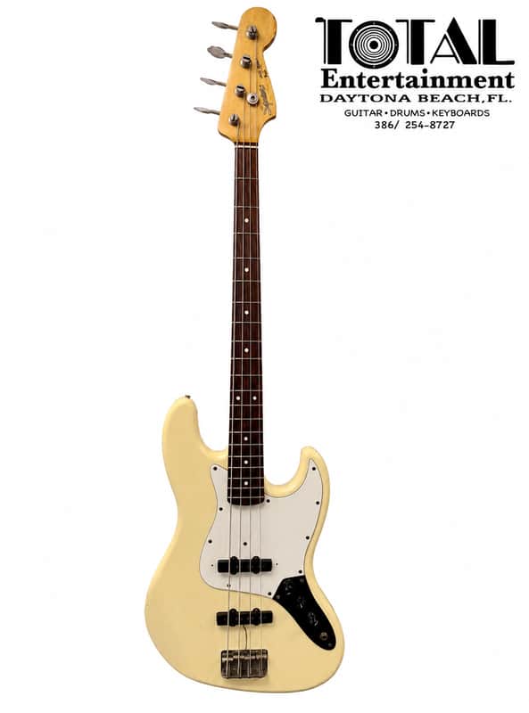 Squier Jazz Bass Made In Japan, Cream White - Pre Owned image 1