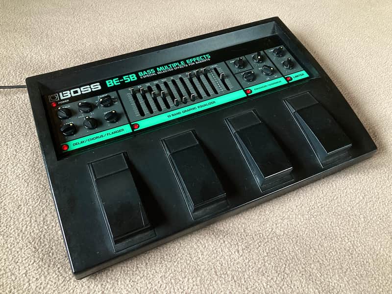 ベース BOSS BE-5B BASS MULTI-EFFECTOR BOSS BE-5B BASS MULTIPLE EFFECTS Pedal Used | eBay