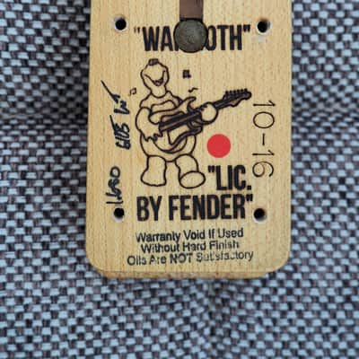 Warmoth Lic. By Fender Telecaster Neck roasted maple image 5