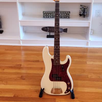 Fender Hama Okamoto 2023 Bass Precision Jazz - Vintage White image 1
