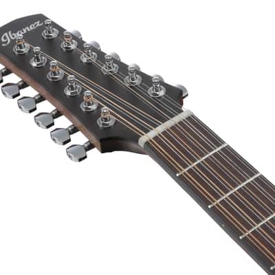Ibanez AAD1012E-OPN Advanced Acoustic AAD Acoustic Guitar 12-String - Open Pore Natural image 9
