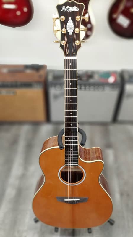 D'Angelico Excel Gramercy Vintage Natural Acoustic-Electric Guitar DAEG200VNATGP2 w/ Gig Bag image 1