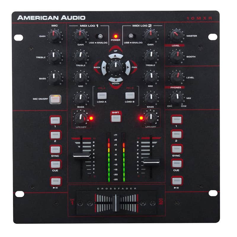 American Audio MXR-10 10" 2-Channel DJ MIDILOG Mixer image 1