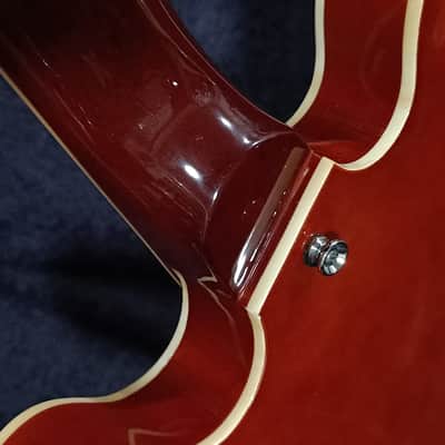 Vintage VSA500HB Reissued Series Semi-Hollow - Honey Burst image 12