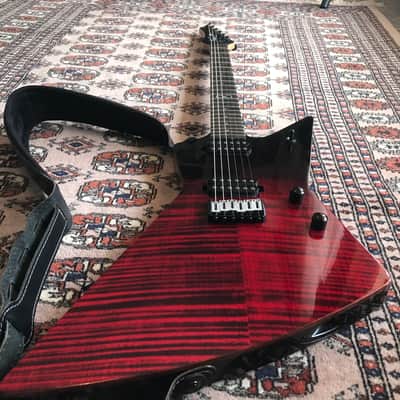 Chapman Explorer - Ghost Fret Black Blood Standard V2 2019 - Black Blood image 15