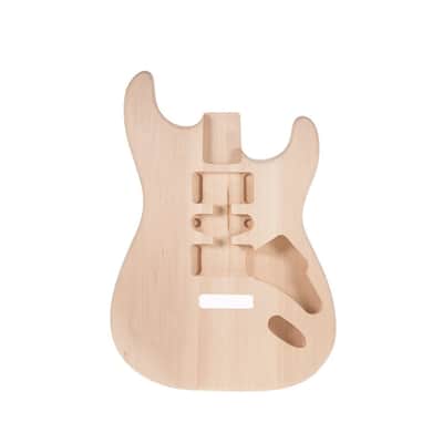 Unfinished Handcrafted Guitar Body Basswood Electric Guitar Body Guitar Barrel Replacement Parts image 2