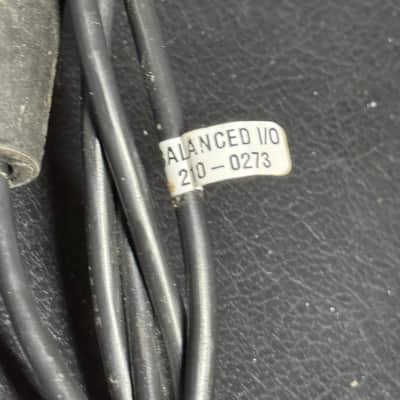 Belden DB9 to XLR Male / Female I/O Cable Snake Connector 1970's 1980's - Black image 2