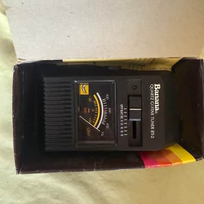 Vintage Banana Model BT-2 Quartz Guitar Tuner With Original Box image 2