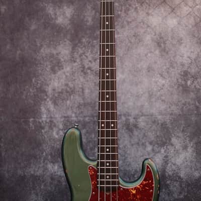 Byzantine J Bass 2026 - Nitro lacquer Sherwood green relic image 3