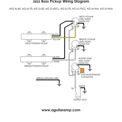 Aguilar AG 4J-70 4-String 70’s Era Jazz Bass Pickups image 4