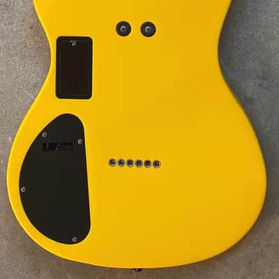 1989 Fender Branded RR8 Yellow Heartfield with Heartfield Case image 3