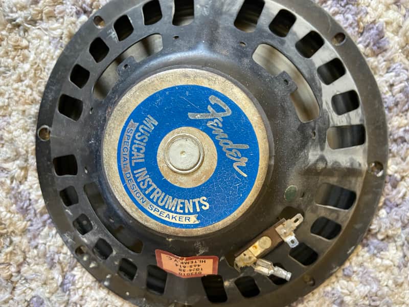 Fender “Special design” blue label speaker image 1