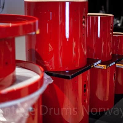 Sonor Signature Heavy Beech – Signal Red – Fully Restored – 10/12/13/14/15/20 image 21