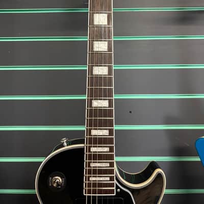 Burny Les Paul Custom P90 Ebony 2023 Electric Guitar | Reverb