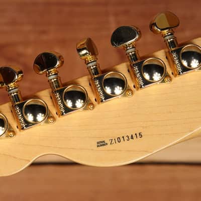 FENDER USA TELECASTER w/ BIGSBY! Tremolo Gold & Sunburst American Beauty 13415 image 9