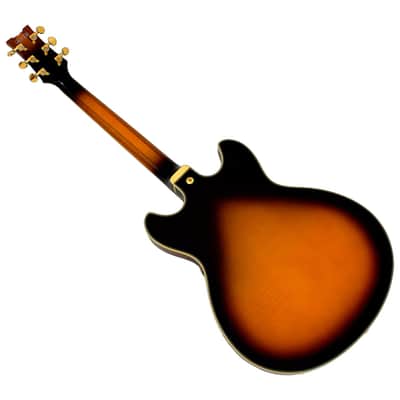 Ibanez Signature John Scofield JSM10 Hollow Body Electric Guitar Vintage Yellow Sunburst B-Stock 0408 image 5
