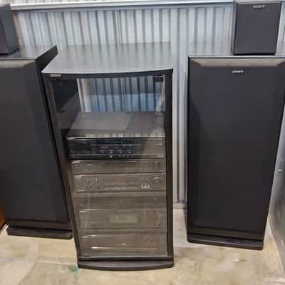 Sony Stereo System with speakers and cabinet Au system image 5