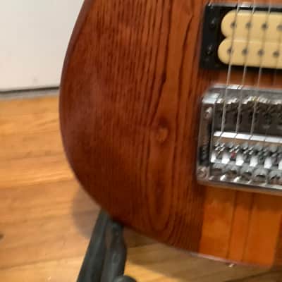 Cort Neck-Thru Early 80s Natural Wood Grain Electric Guitar image 10
