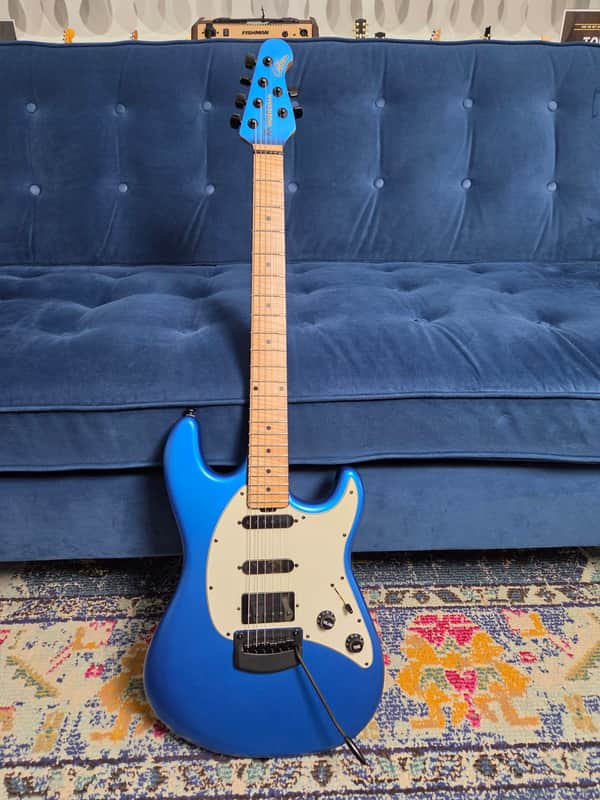 Used Ernie Ball BFR Cutlass Blue Magic w/case image 1