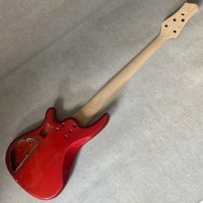 Red 5 String Tagima Basswood Body with Maple Neck image 15