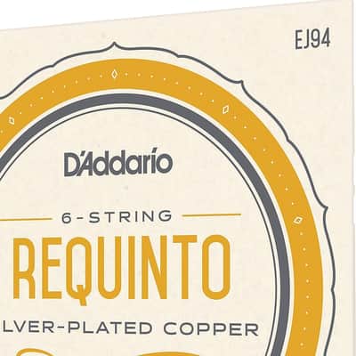 D'Addario EJ94 Requinto, 6-String, Silver Plated Copper image 3