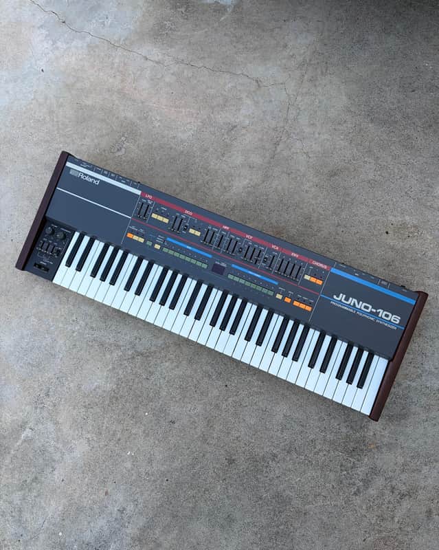 Roland Juno-106 61-Key Programmable Polyphonic Synthesizer 1984 - 1985 Fully Serviced image 1