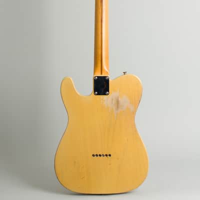 Fender Telecaster Solid Body Electric Guitar (1952), ser. #0691, original brown hard shell case. image 2