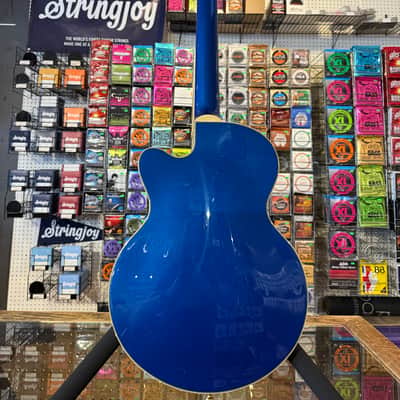 Gretsch G5655TG Electromatic Center Block Jr. Single Cutaway with Gold Hardware - Azure Metallic image 5
