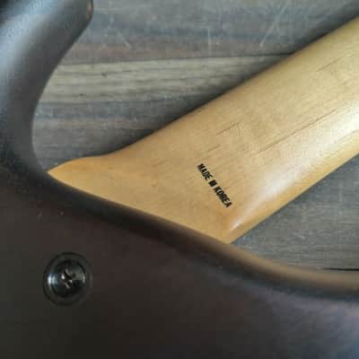1990's Aria Pro II IGB-50 Integra Active PJ Bass Guitar (Mahogany) image 8