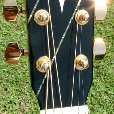 2011 K Yairi WY-1SB Electric Acoustic Guitar with cutaway+Hard Case etc. image 6