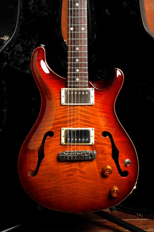 PRS McCarty Hollowbody Dark Cherry Sunburst Electric Guitar 1998 Pre-Owned image 1