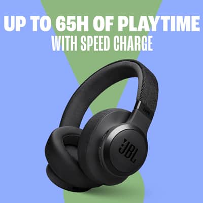 JBL Live 770NC - Wireless Over-Ear Headphones, Blue image 5