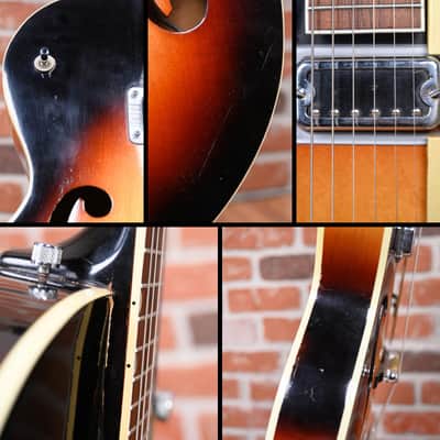 Gretsch 6124 Single Anniversary Model Shaded Golden Sunburst 1960 w/OHSC image 13