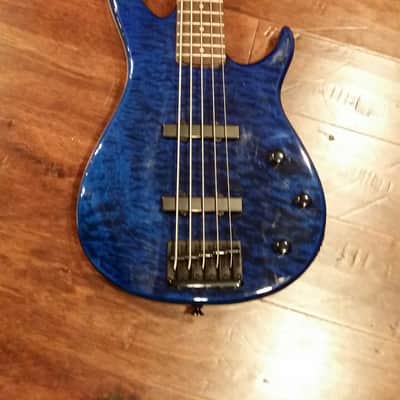 Peavey Millenium 5 String Bass 2000 Blue Burst image 2