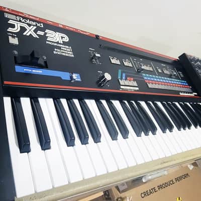 Roland JX-3P 61-Key Programmable Preset Polyphonic Synthesizer with PG-200 Programmer 1983 - 1985 - Black image 5
