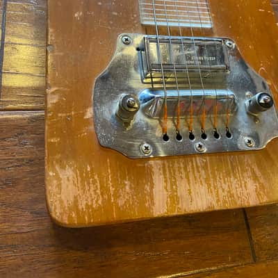 Electromuse 6 string Lap Steel Eye Beam Pickup with case image 4