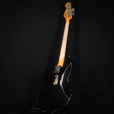 2024 Fender Custom Shop LTD ’64 Jazz Bass Heavy Relic *VIDEO* | Aged Black | Ash Body | Block Inlays image 8