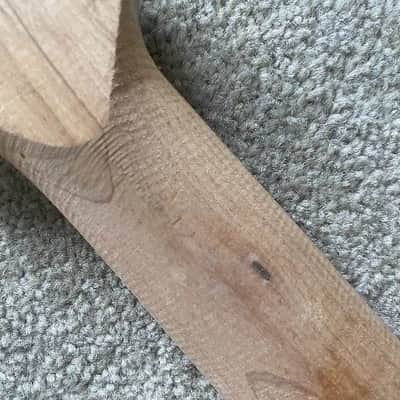 Maple Wood Guitar Strat Style Neck, Fretless Rosewood Fingerboard image 12