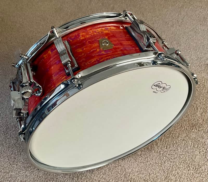 Ludwig “Jazz Festival” 14 in. x 5.5 in. ‘Legacy’ Snare Drum Early 2020s - Mod Orange Bild 1
