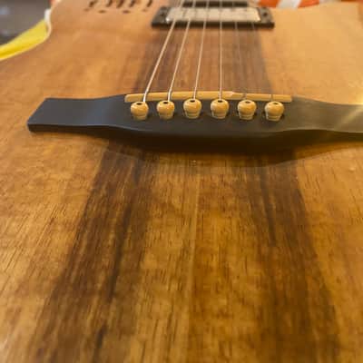 Godin A6 Ultra Koa HG Limited Edition Semi-Hollow 2010s - High-Gloss Natural image 8