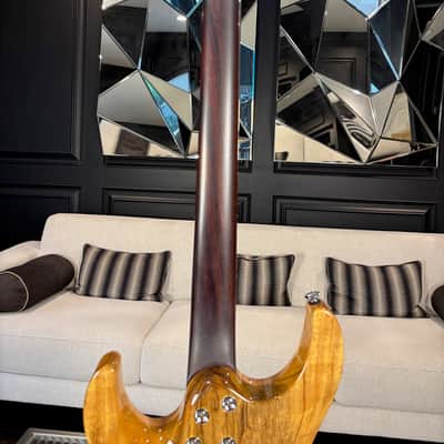 Suhr Modern Custom Carve Top; Stunning Angel Quilt Maple top in Bengal; Rare Cocobolo Neck and Fretboard image 8