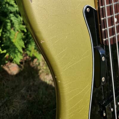 Fender Precision Bass PB-70 1993 Aztec Gold Relic MIJ Japan image 11